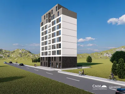 New modern building in Bar with apartments from 44.50m2 to 80.40m2